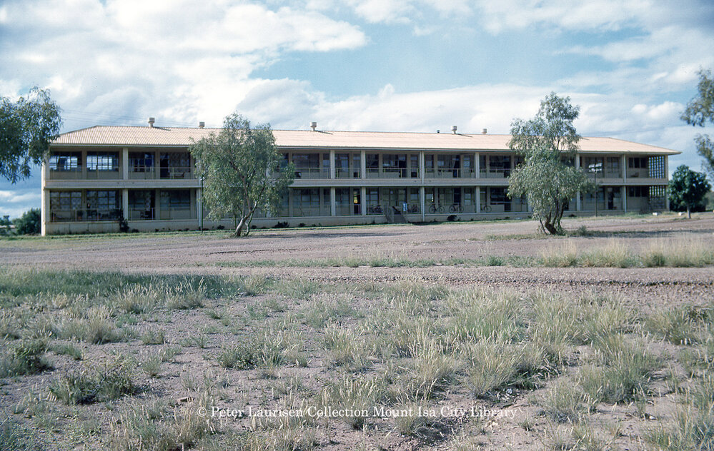 Mount Isa District Hospital new nurses quarters, Mornington, c.1956