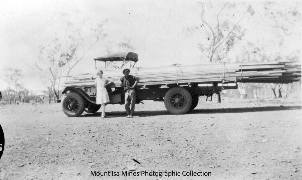 One of Bob Lawor's trucks