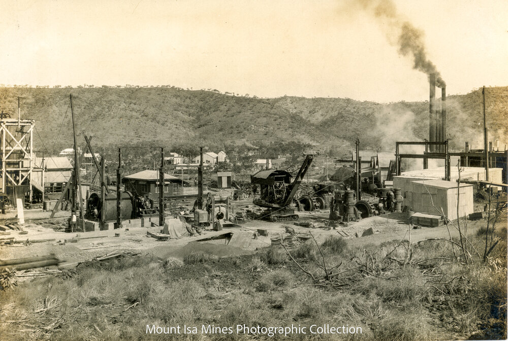 Man and Supply Shaft general view, Mount Isa Mines, August 1930