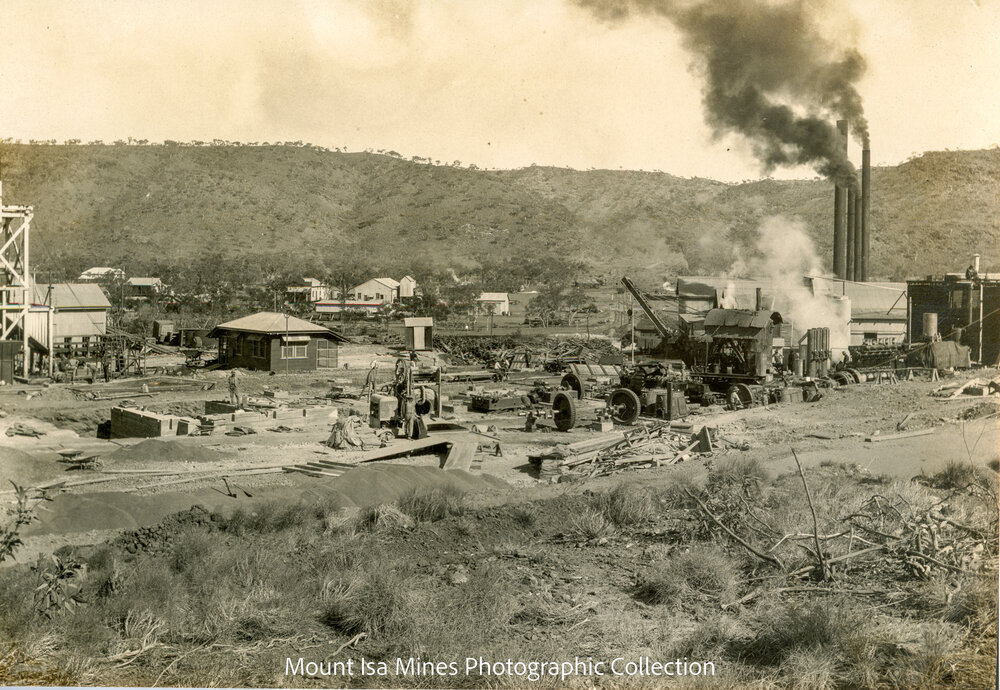Man and Supply Shaft general view, Mount Isa Mines, July 1930