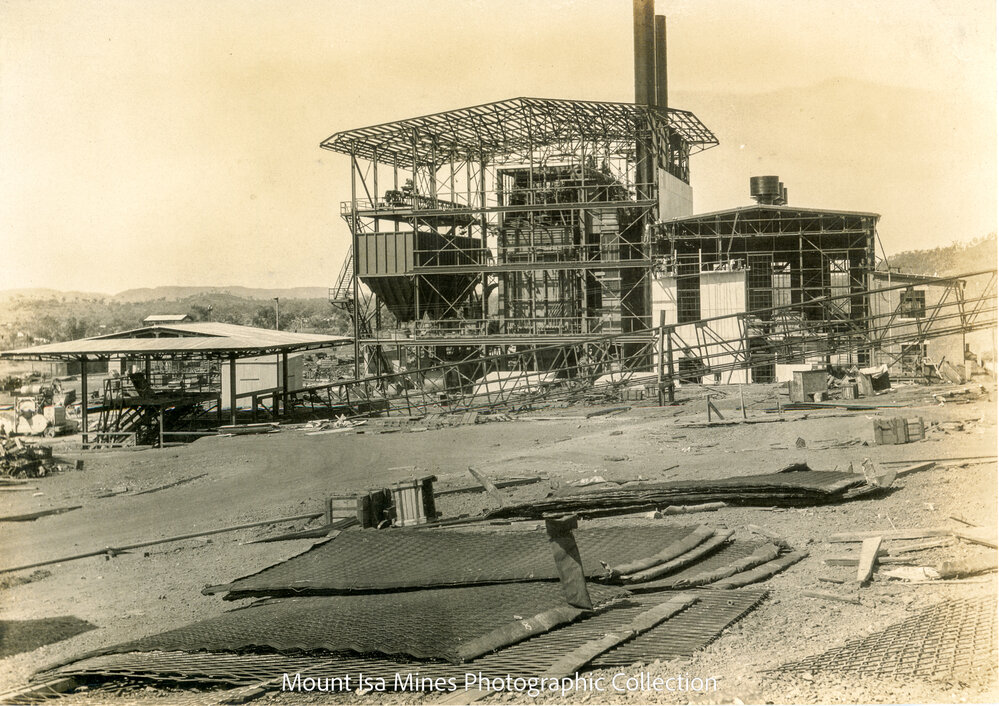 North Elevation of Mines Power Station and No 1A Conveyor, Mount Isa Mines, August 1930