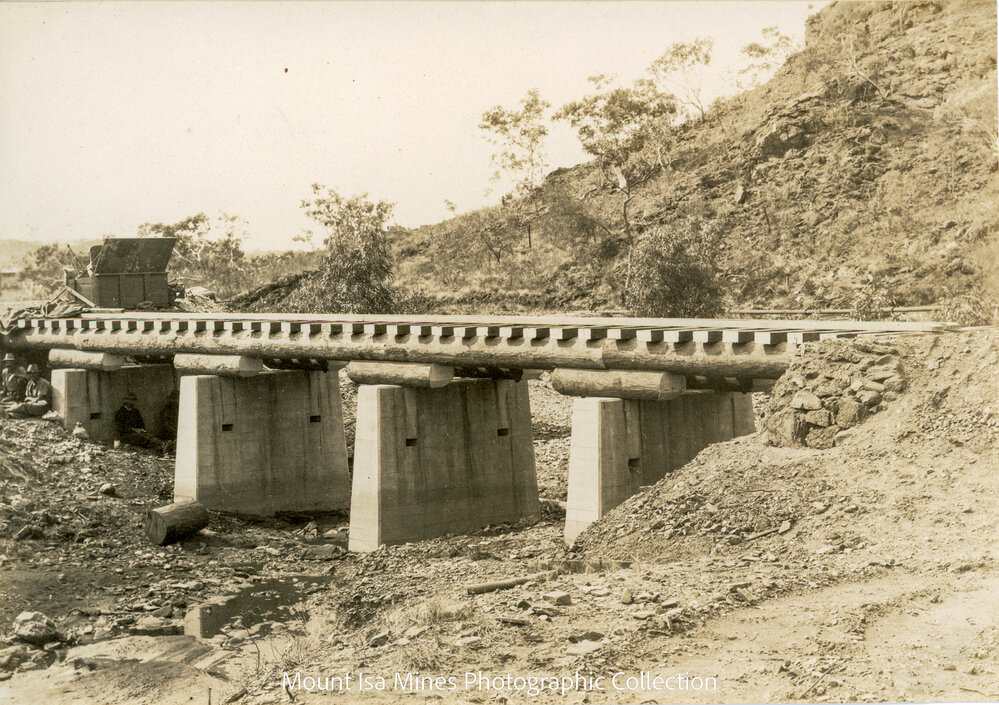 Rio Grande Railway Bridge, Mount Isa Mines, June 1930