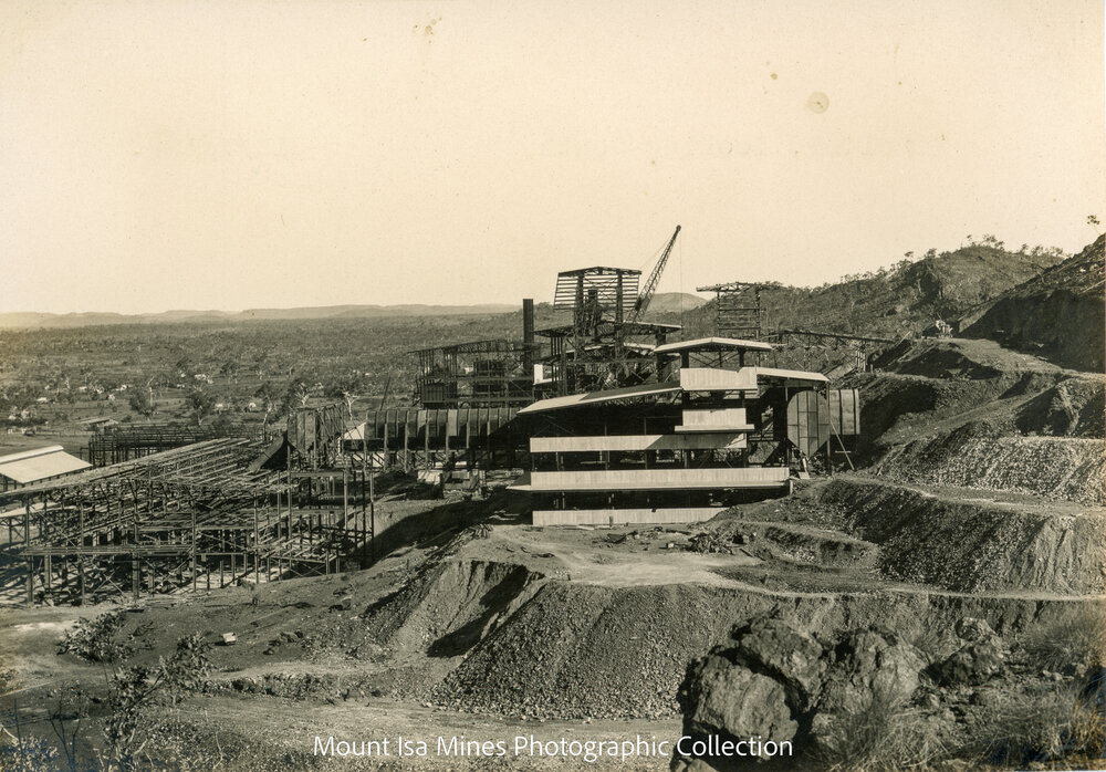 Smelter looking south, Mount Isa Mines, July 1930