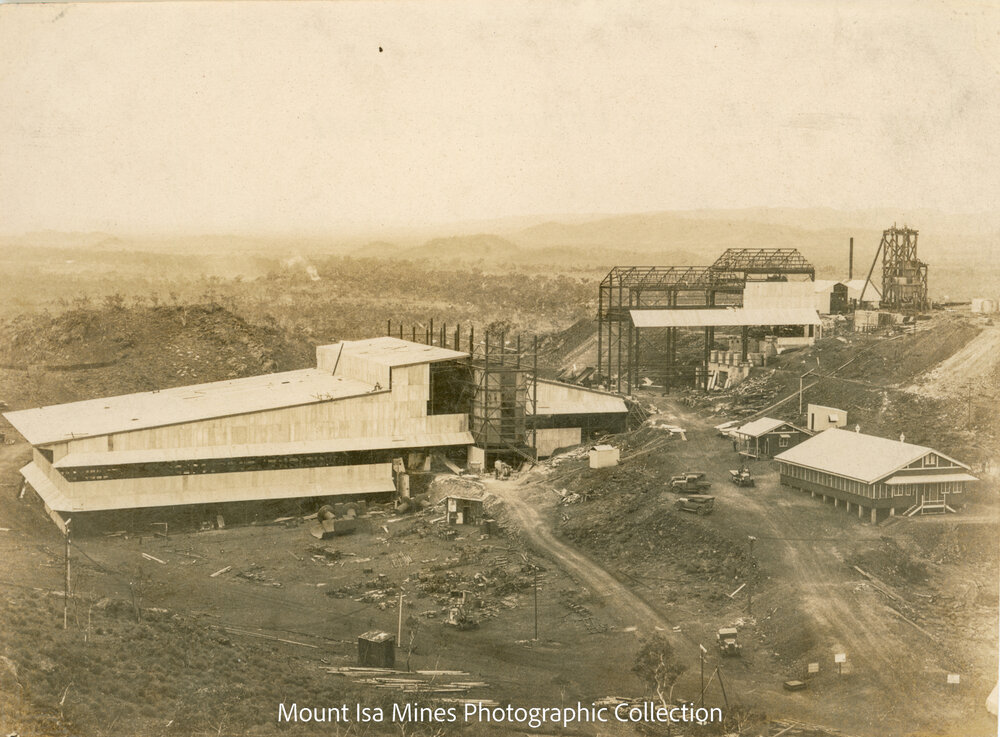 Concentrator and Urquhart Shaft, Mount Isa Mines, January 1930