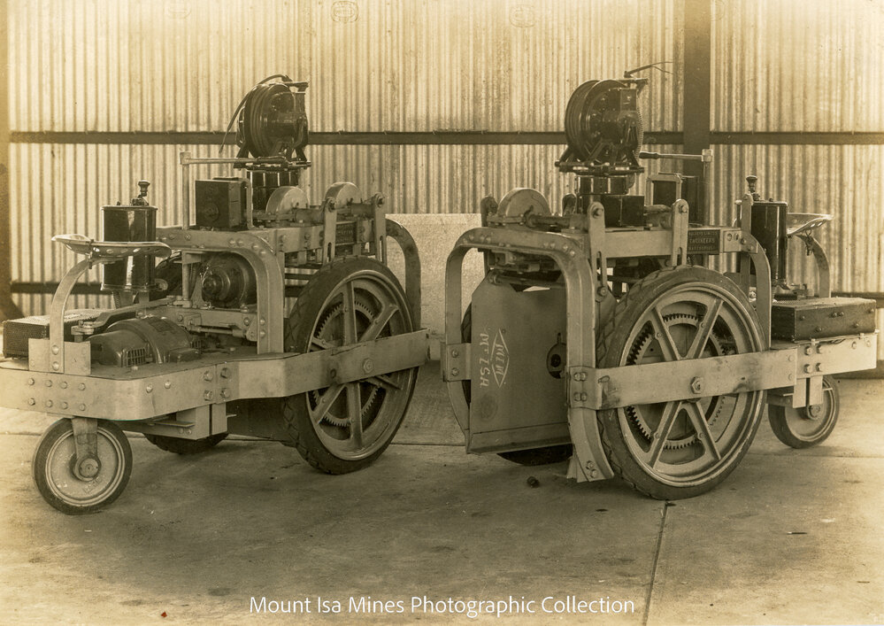 Lead buggies for Casting Plant, Mount Isa Mines, December 1930