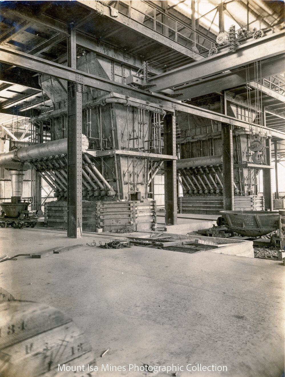 Blast furnaces, Mount Isa Mines, December 1930
