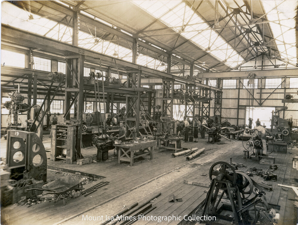 Interior of Machine Shop, December 1930