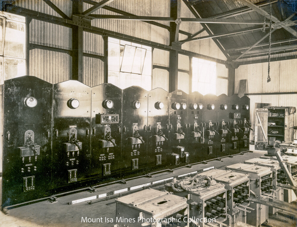 Interior of Mill Sub Station, Mount Isa Mines, December 1930