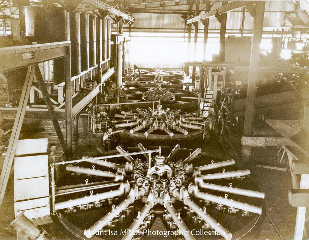 Concentrator and Genter Thickener Bay at Mill, Mount Isa Mines, December 1930