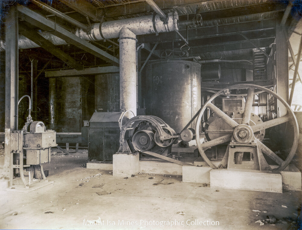 Mill roots blower for MacIntosh Callows Cells, Mount Isa Mines, December 1930