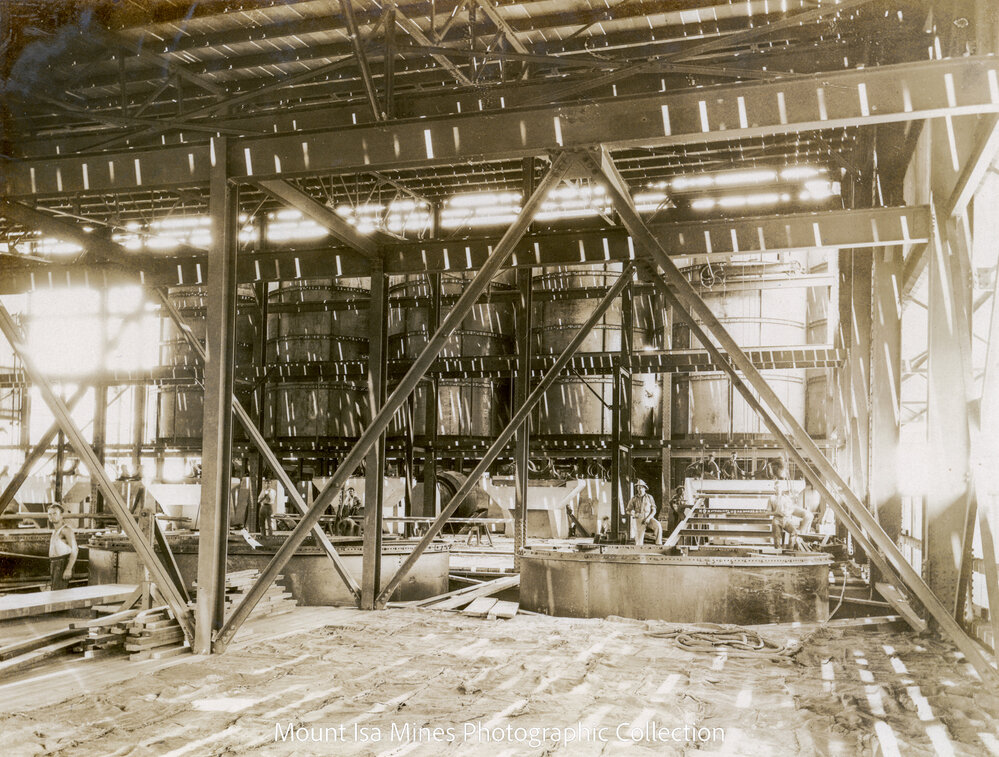 Concentrator mill floor, Mount Isa Mines