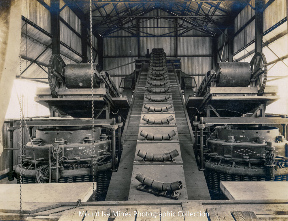 Crushing Plant No 1 Conveyor, Mount Isa Mines, August 1930