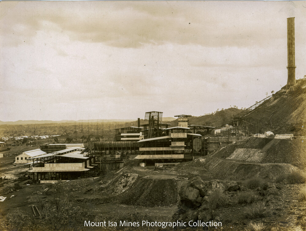 Copper Smelter and Mines Power Station, Mount Isa Mines, October 1930
