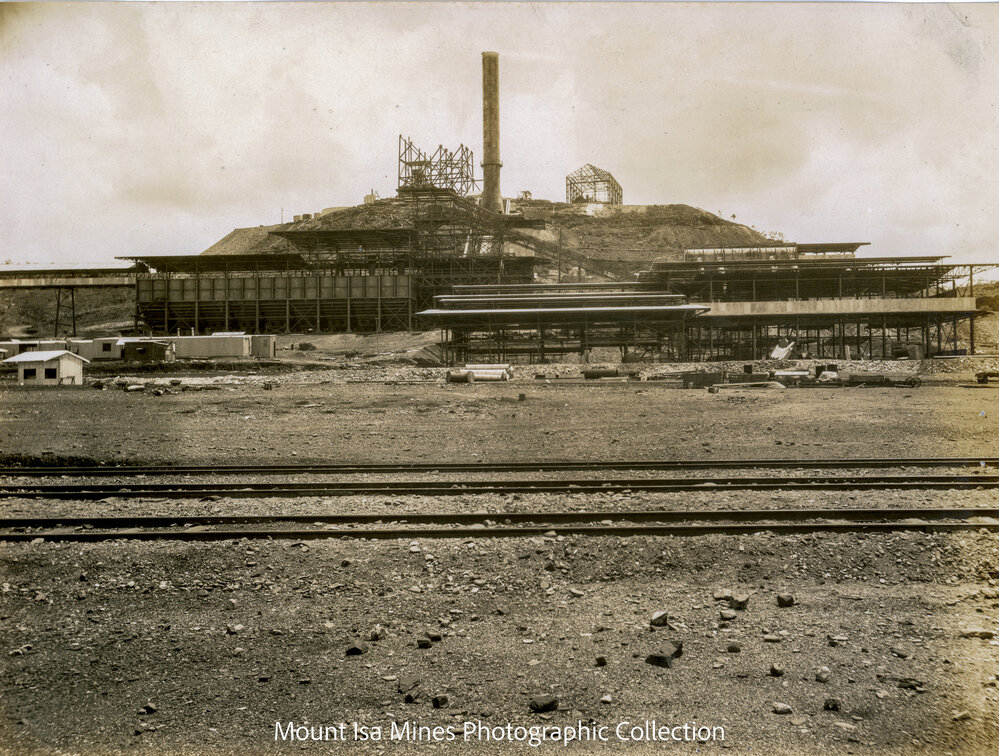 Urquhart Shaft Winder Headframe, Mount Isa Mines, October 1930