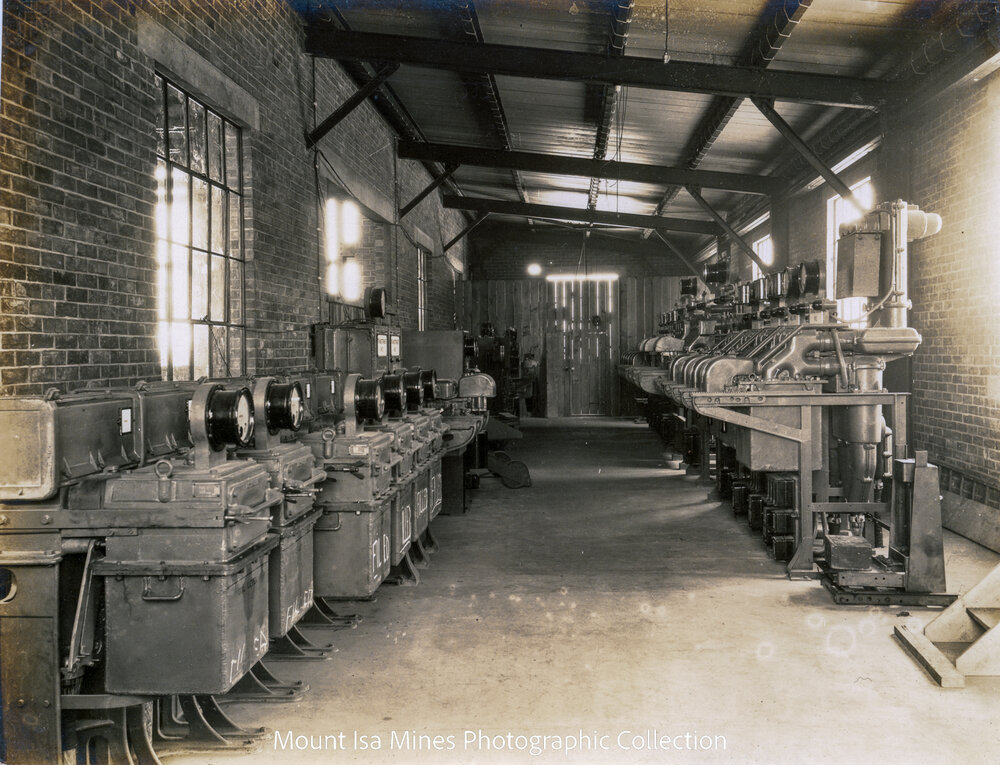 Interior of Power House Switch Room, Mount Isa Mines, September 1930