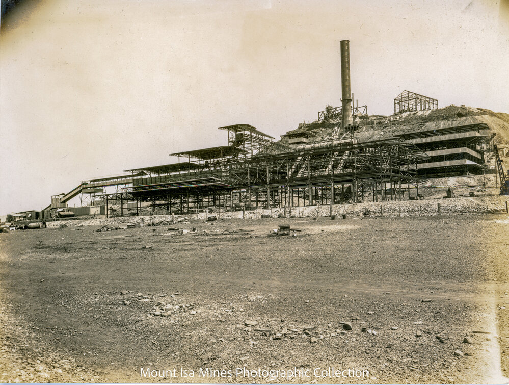 Smelter looking west, Mount Isa Mines, September 1930