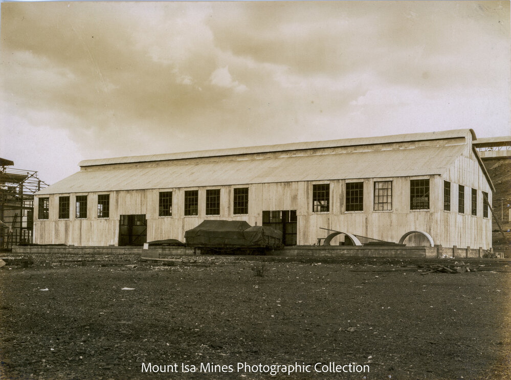 Copper Smelter Warehouse, Mount Isa Mines, October 1930