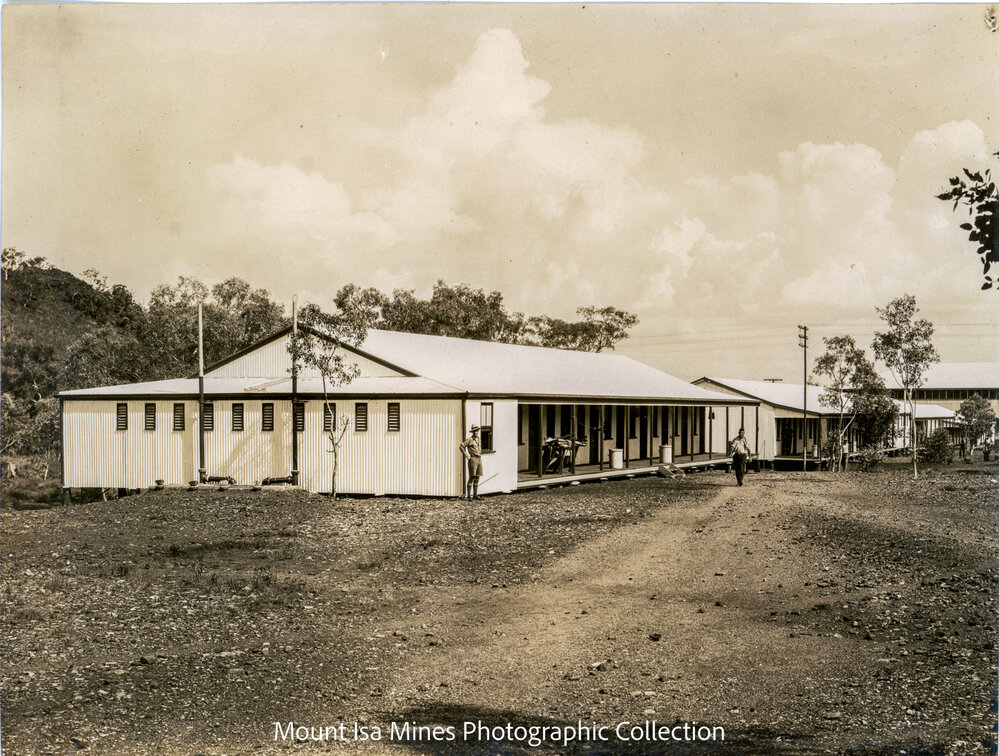 Single Men's Quarters, Mineside, March 1931