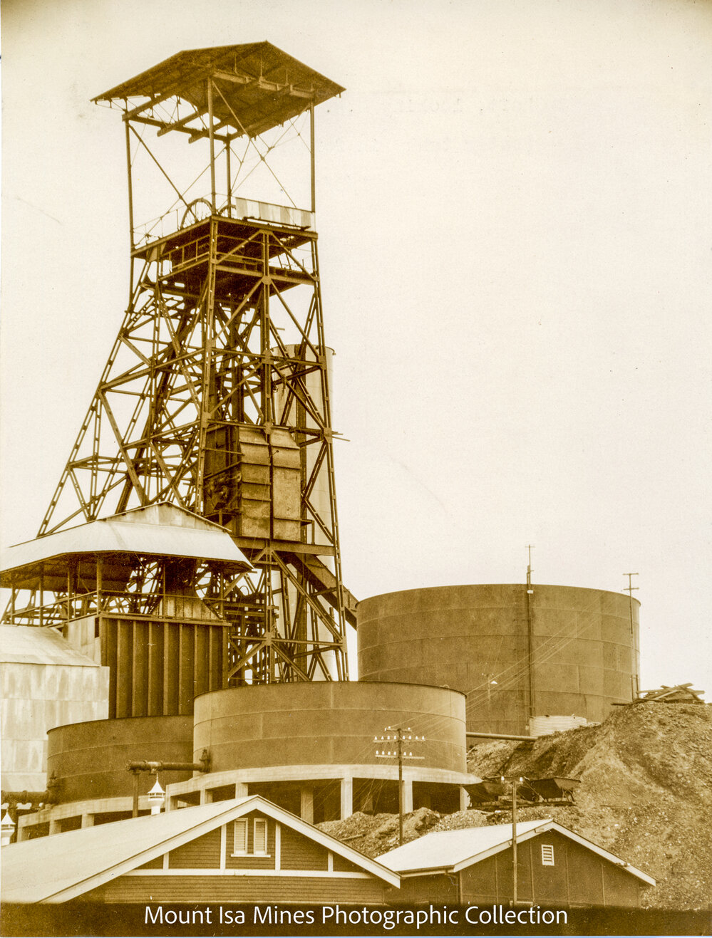 Urquhart Shaft, Mount Isa Mine, March 1931