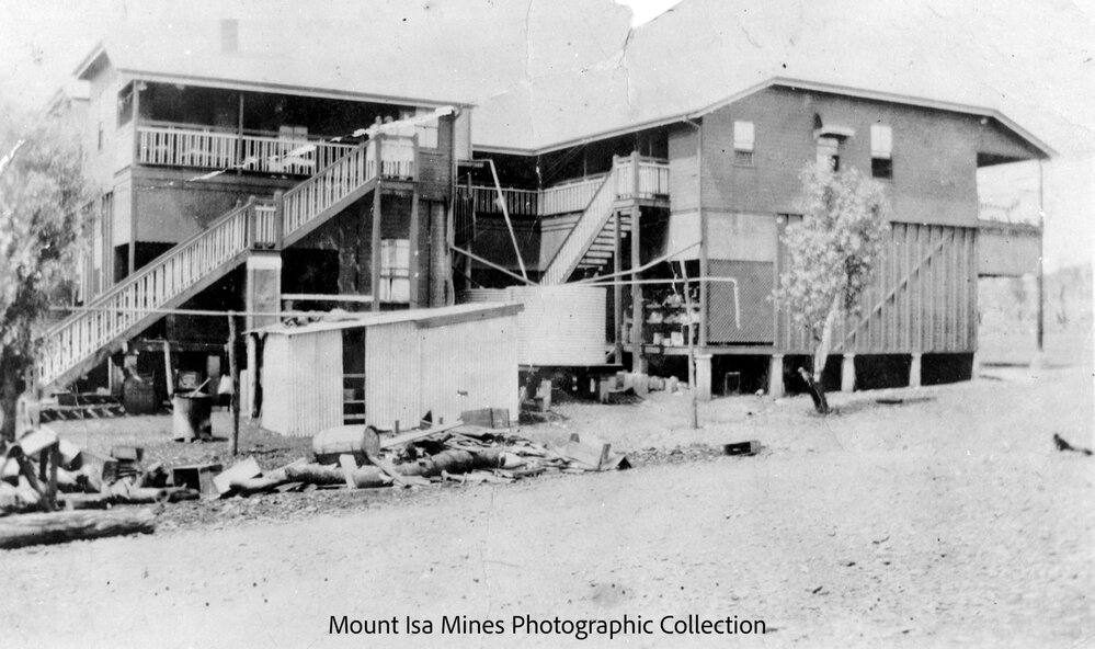 Back view of Smiths Hotel Mount Isa, Mount Isa City, c.1927