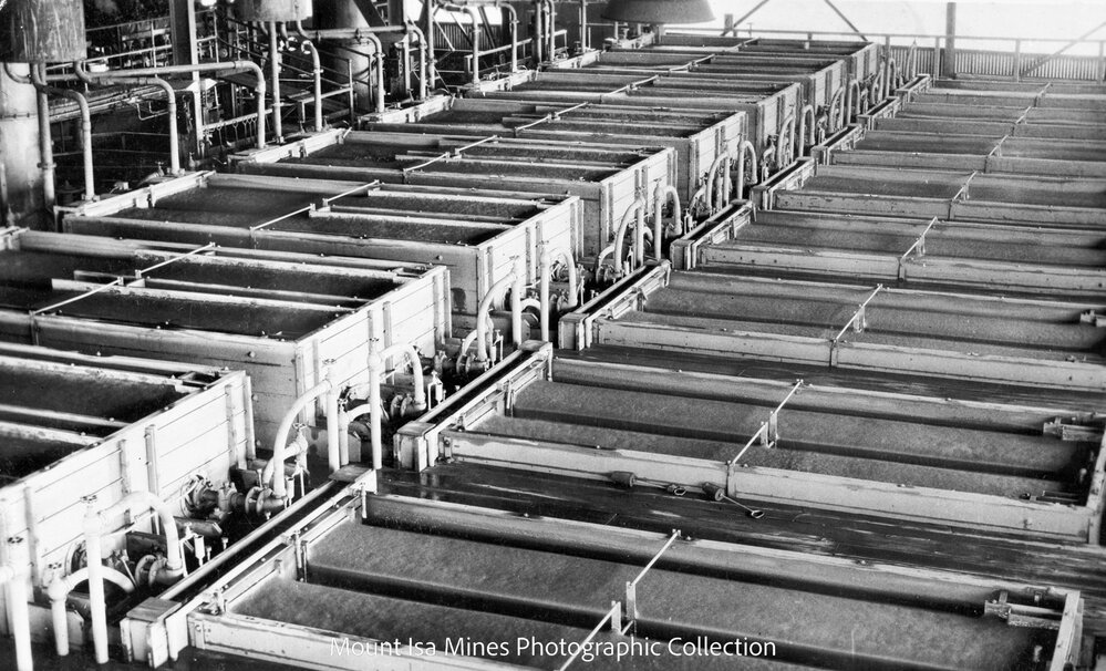 Mill MacIntosh flotation section, Mount Isa Mines, May 1932