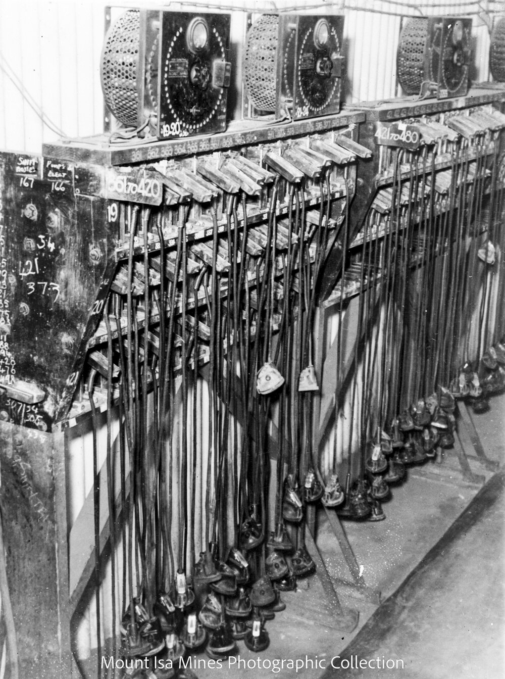 Lamproom supply shaft, Mount Isa Mines, c.1948 