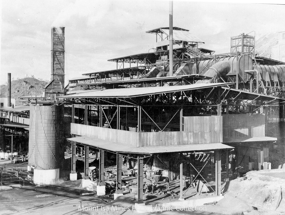 Lead Smelter, Mount Isa Mines, c.1950