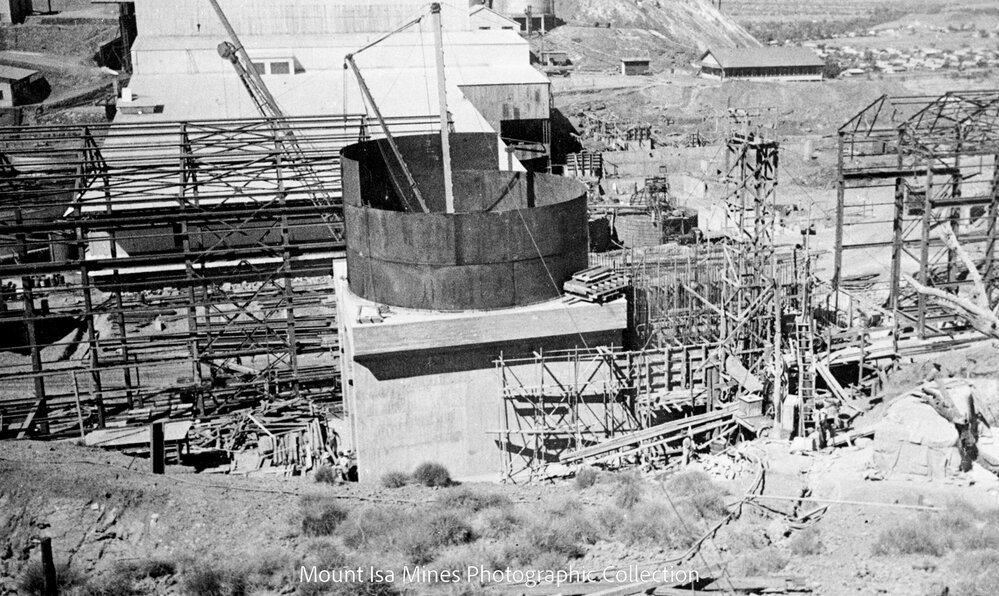 New lead and copper crushing plant, Mount Isa Mines, c.1950