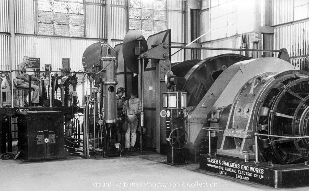 No 2 Ore Shaft Winder, Mount Isa Mines, c.1952