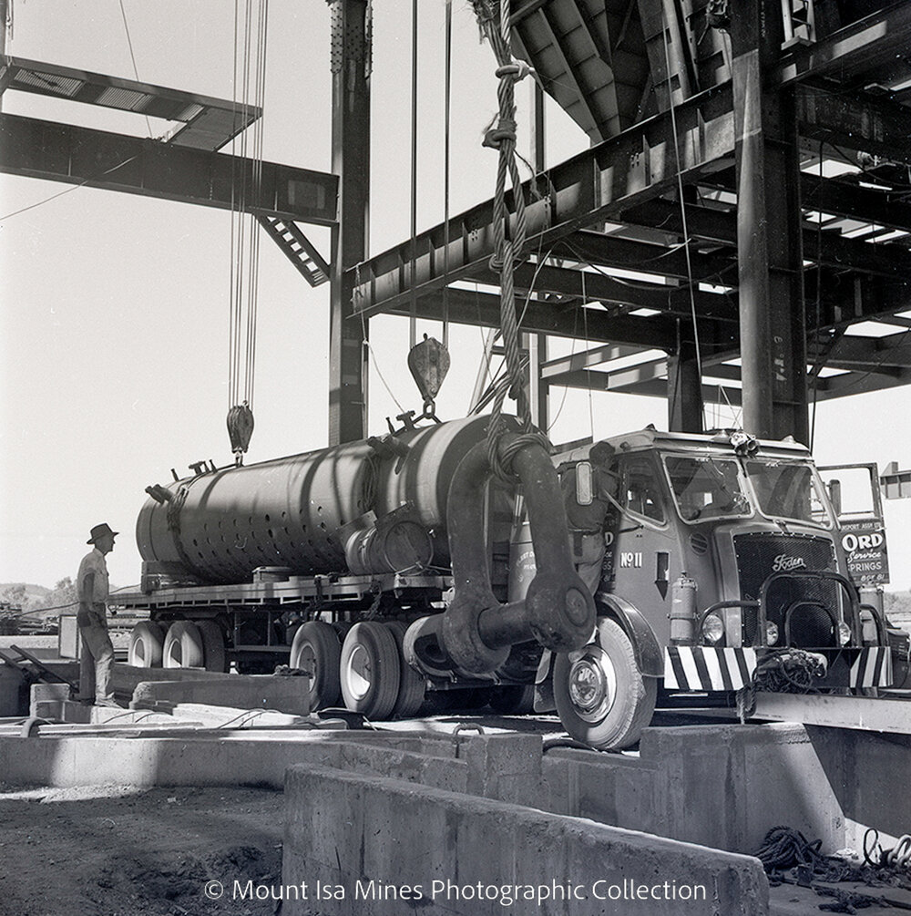 Mica Creek Power Station under construction, September 1958