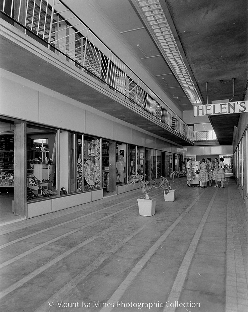 Walton's Arcade, Mount Isa City, August 1958