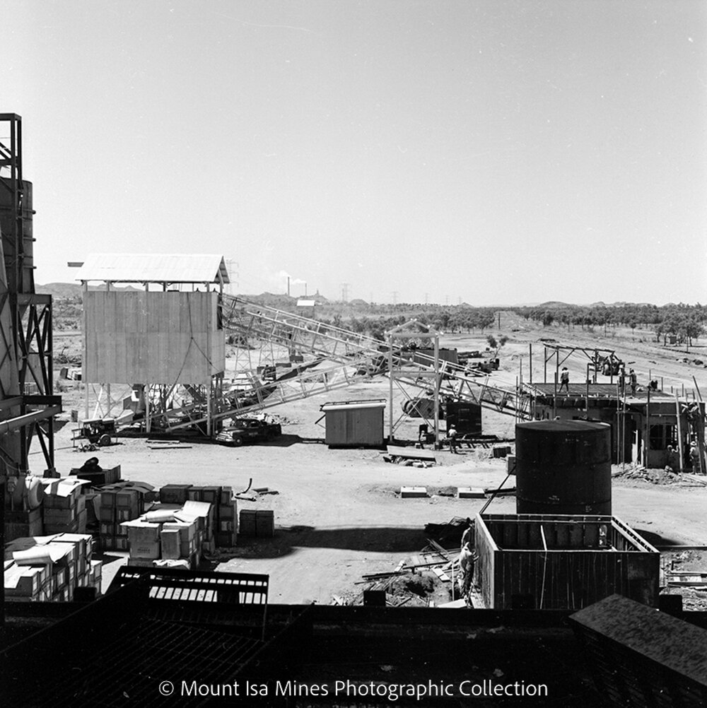 Assembling Coal Handling Plant, Mica Creek Power Station, November 1959
