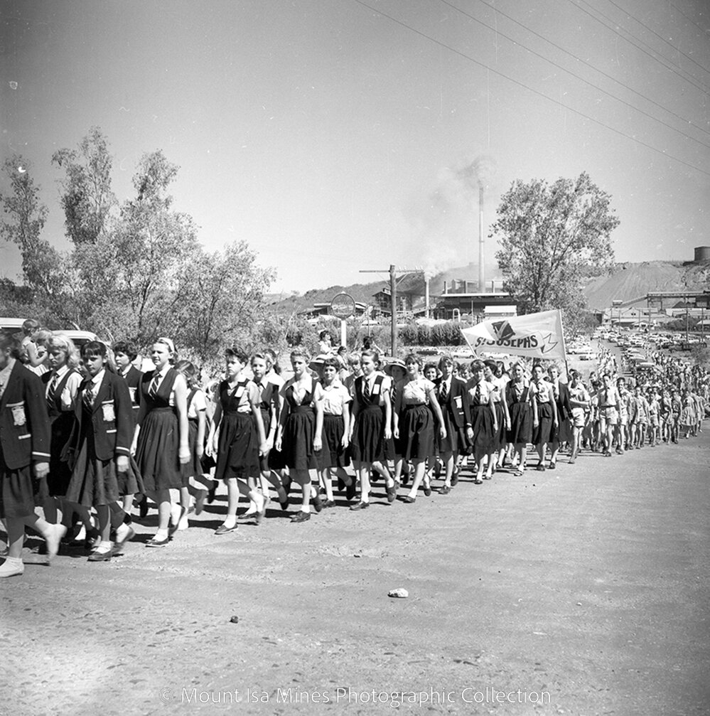 Anzac Day March, Mount Isa City, April 1959