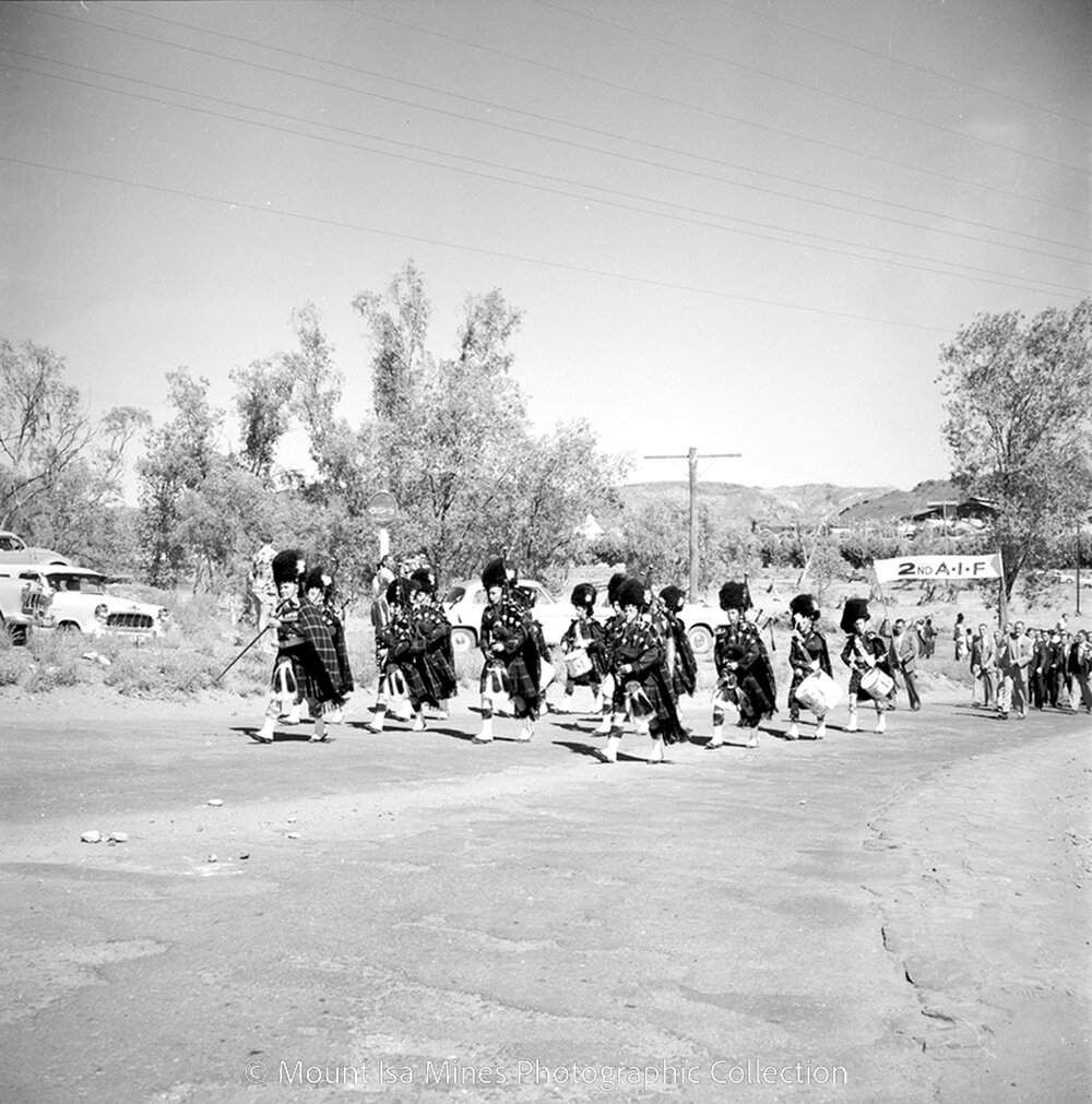 Anzac Day March, Mount Isa City, April 1959