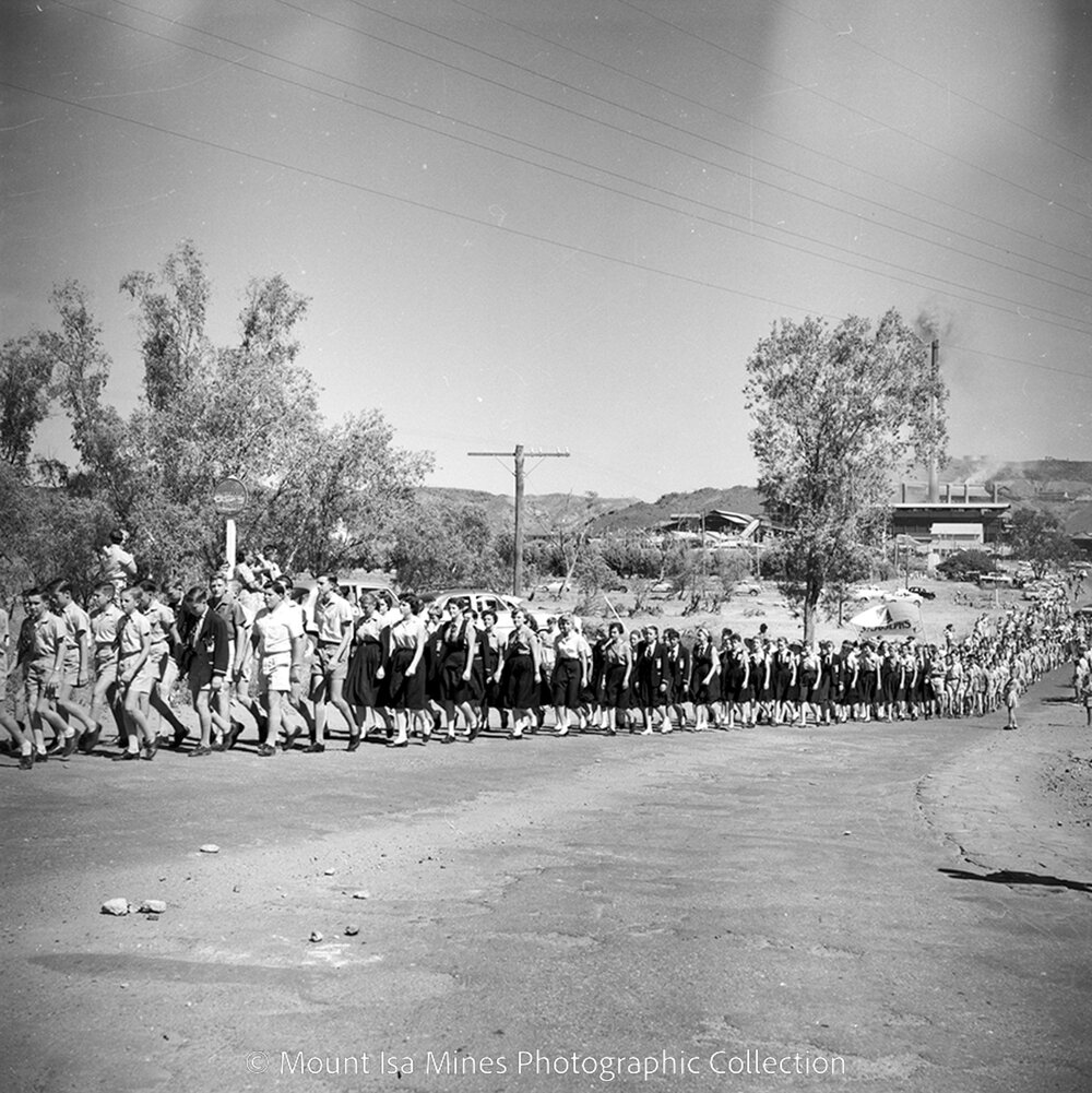 Anzac Day March, Mount Isa City, April 1959
