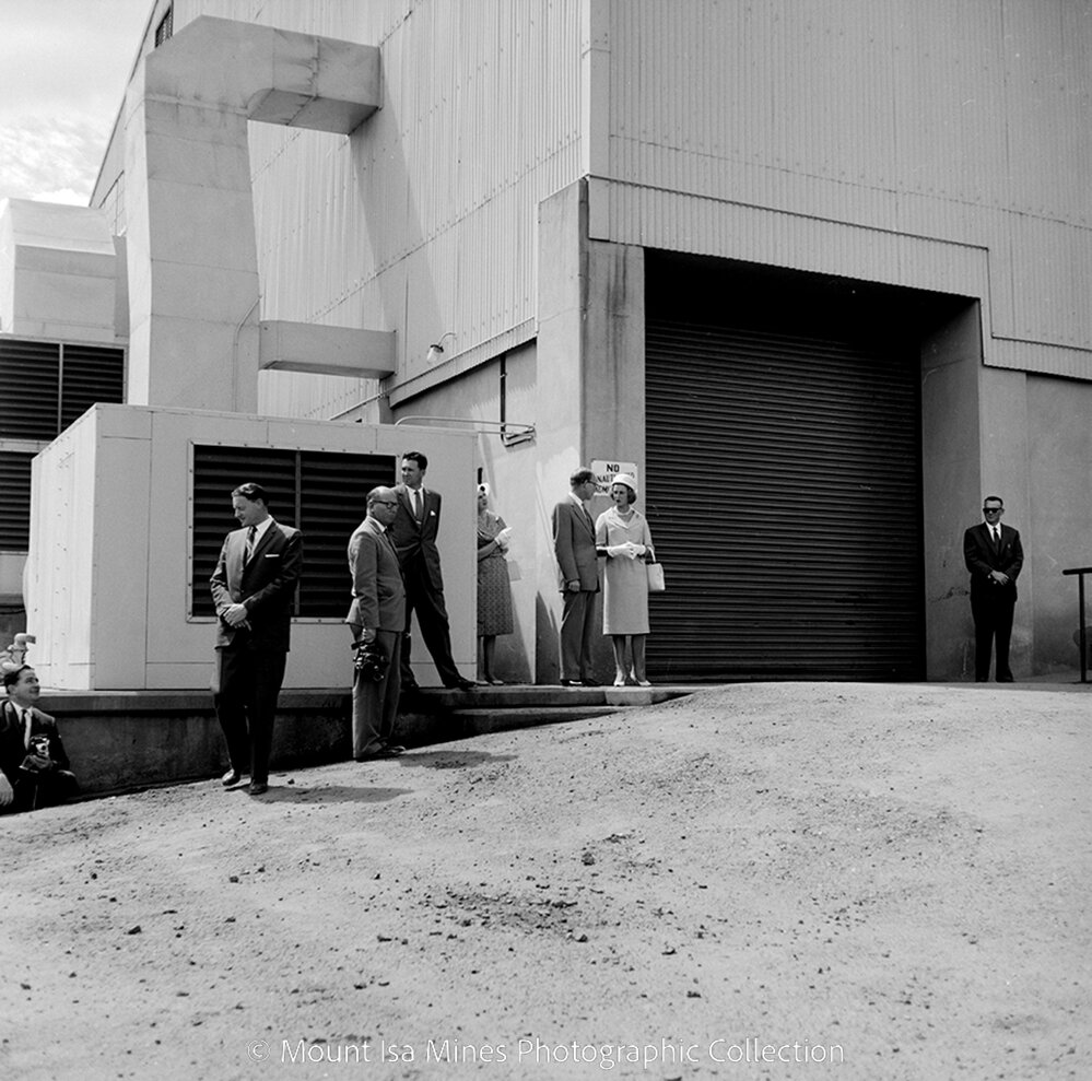 Princess Alexandra visits Mount Isa, August 1959