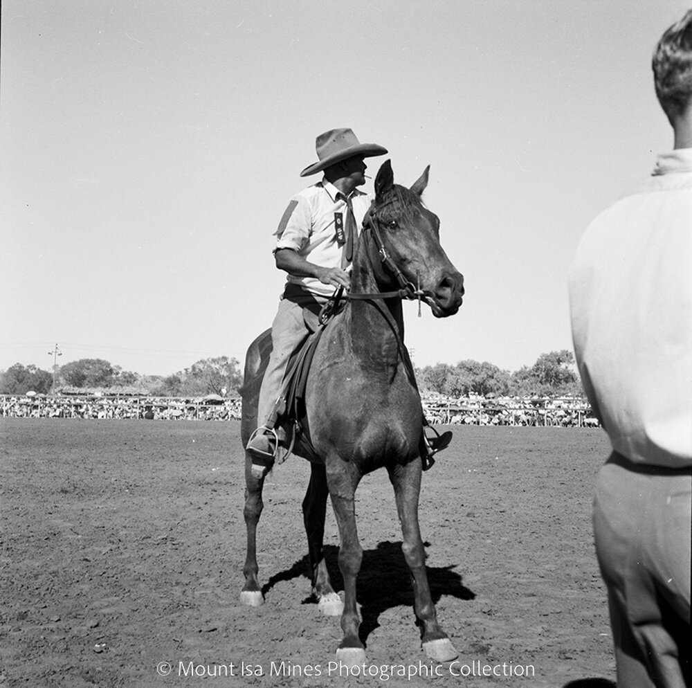 Mount Isa Rotary Rodeo, Spear Creek, September 1959