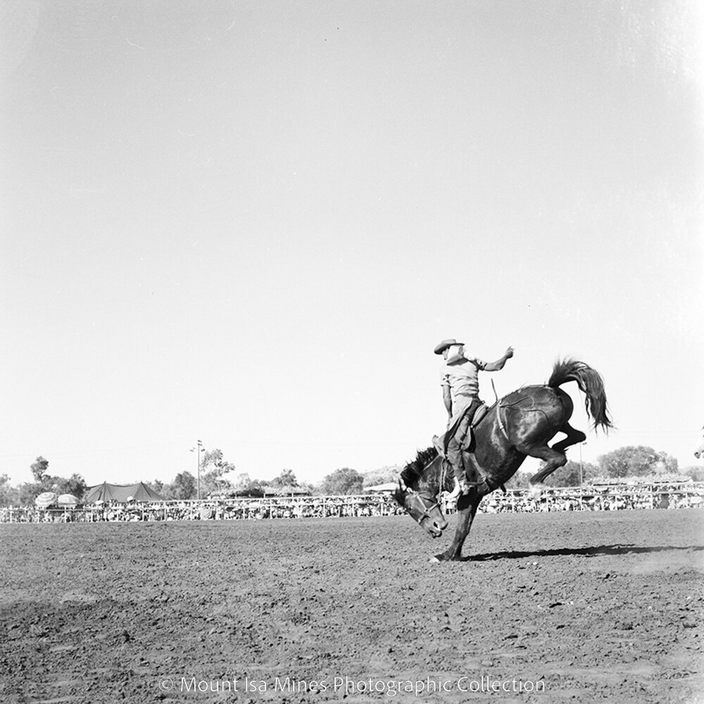 Mount Isa Rotary Rodeo, Spear Creek, September 1959
