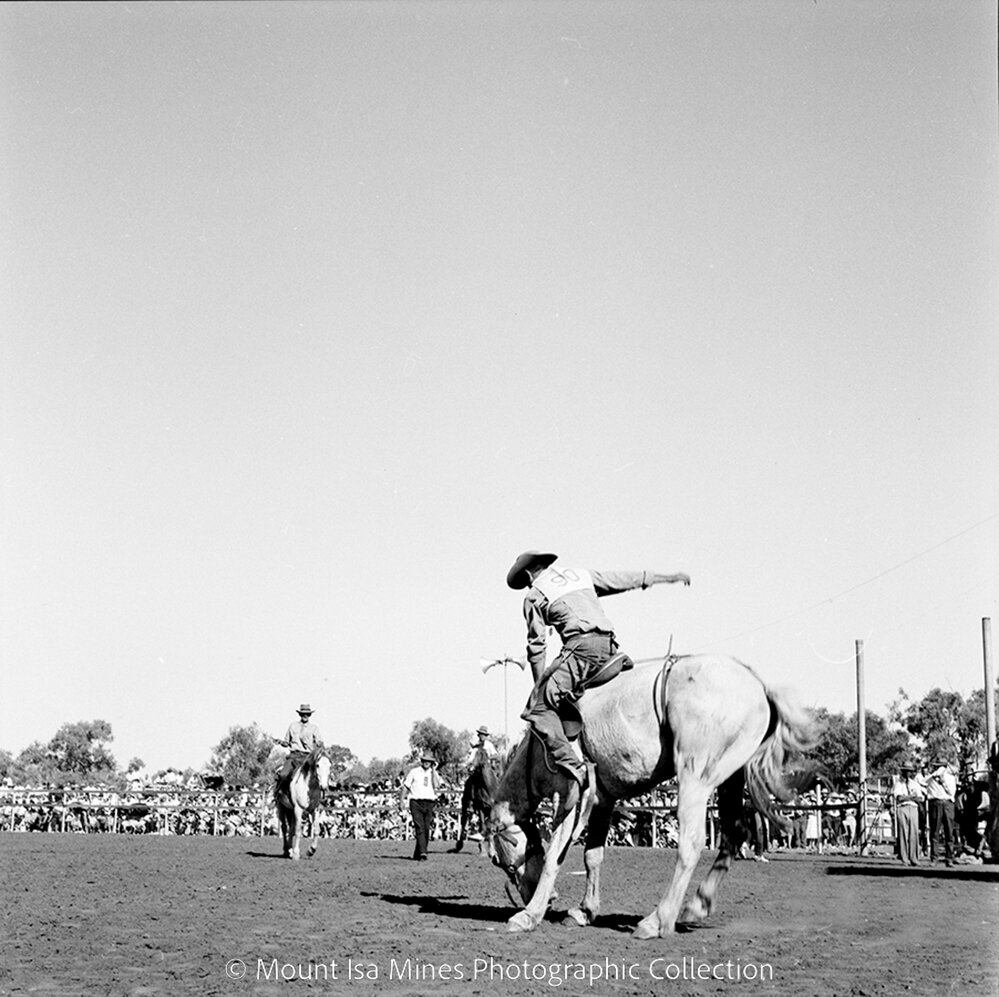 Mount Isa Rotary Rodeo, Spear Creek, September 1959