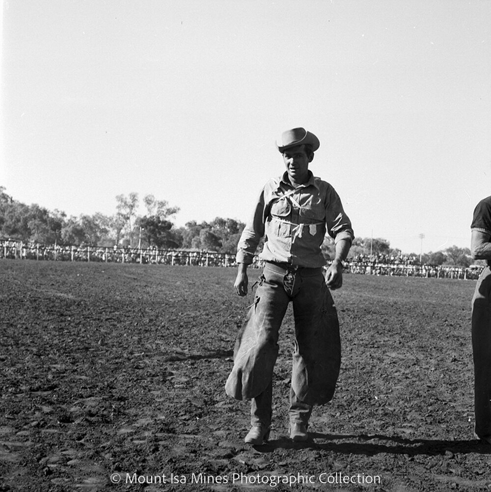 Mount Isa Rotary Rodeo, Spear Creek, September 1959