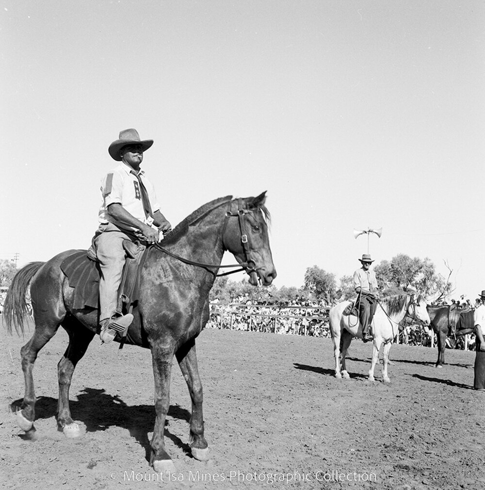 Mount Isa Rotary Rodeo, Spear Creek, September 1959