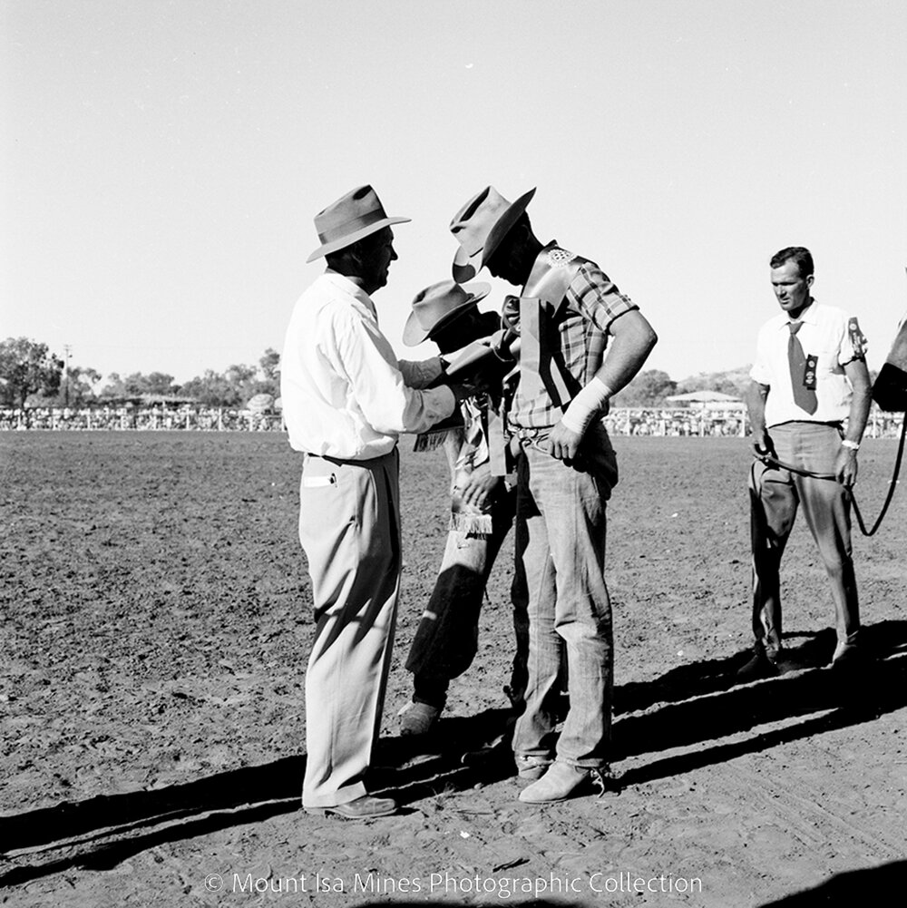 Mount Isa Rotary Rodeo, Spear Creek, September 1959