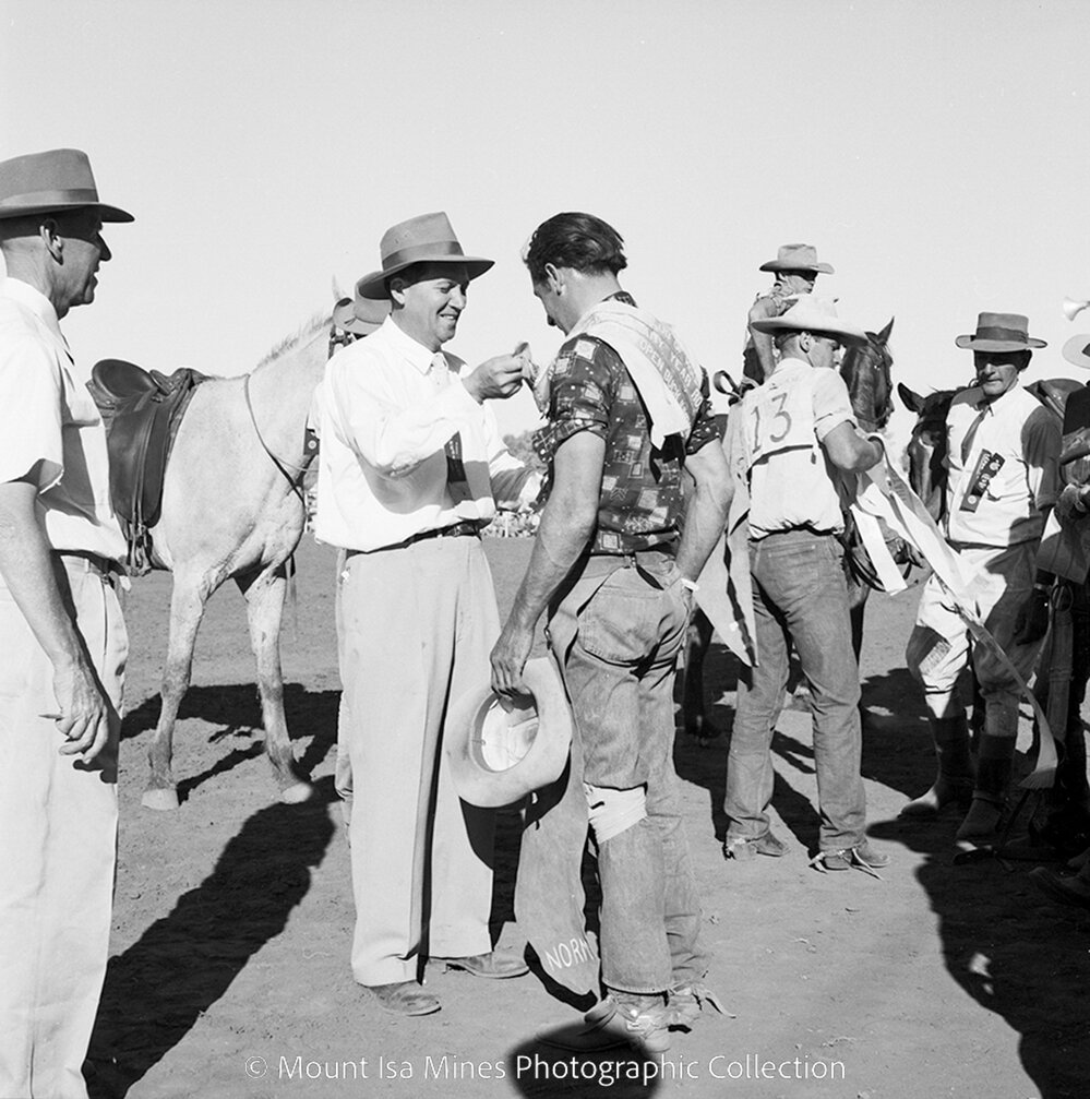 Mount Isa Rotary Rodeo, Spear Creek, September 1959