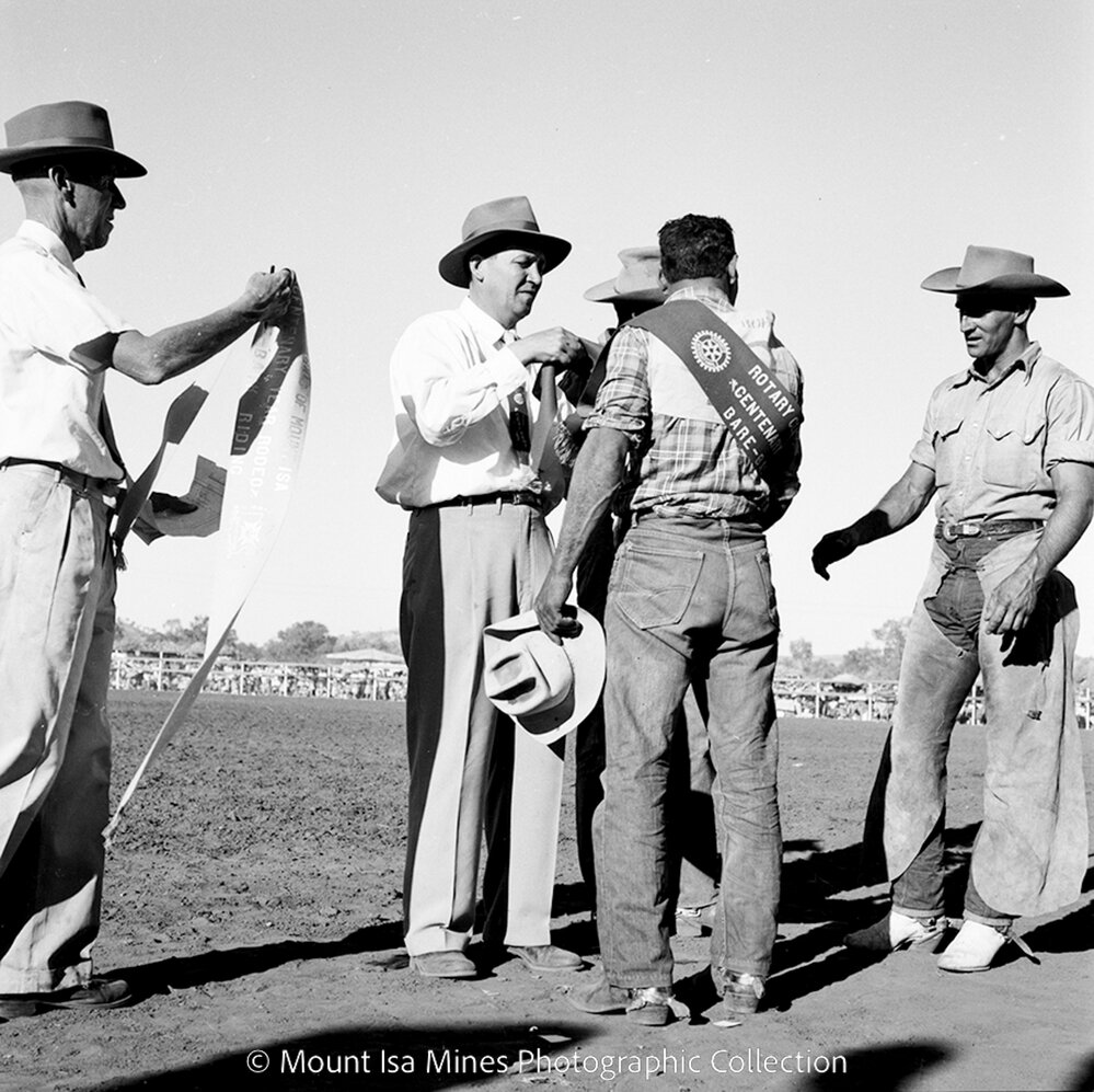 Mount Isa Rotary Rodeo, Spear Creek, September 1959