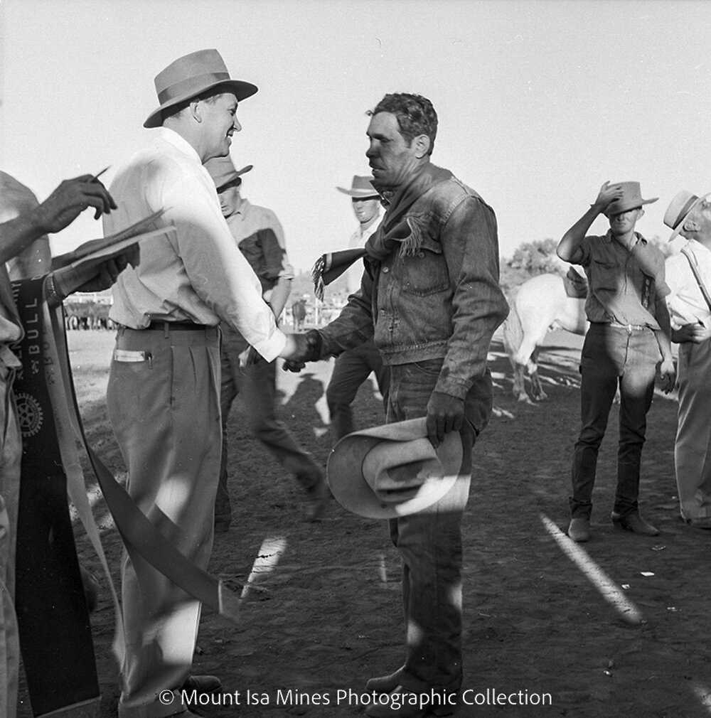 Mount Isa Rotary Rodeo, Spear Creek, September 1959
