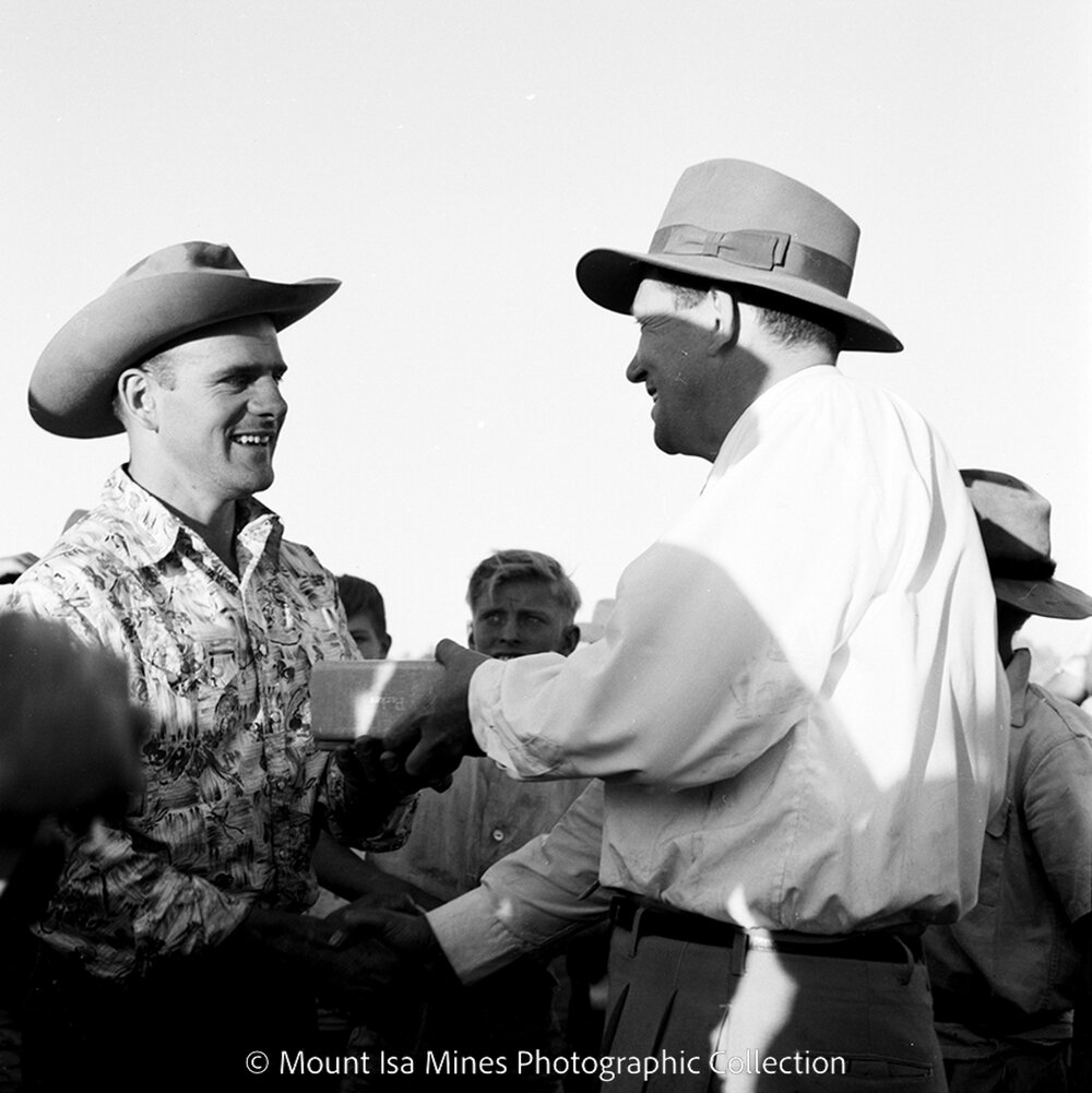Mount Isa Rotary Rodeo, Spear Creek, September 1959