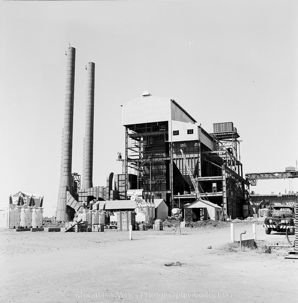 Mica Creek Power Station under construction, Mica Creek, September 1959