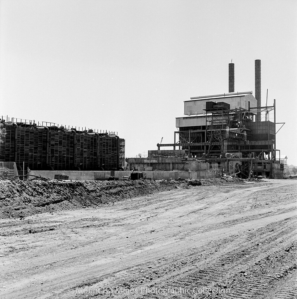 Mica Creek Power Station under construction, Mica Creek, September 1959