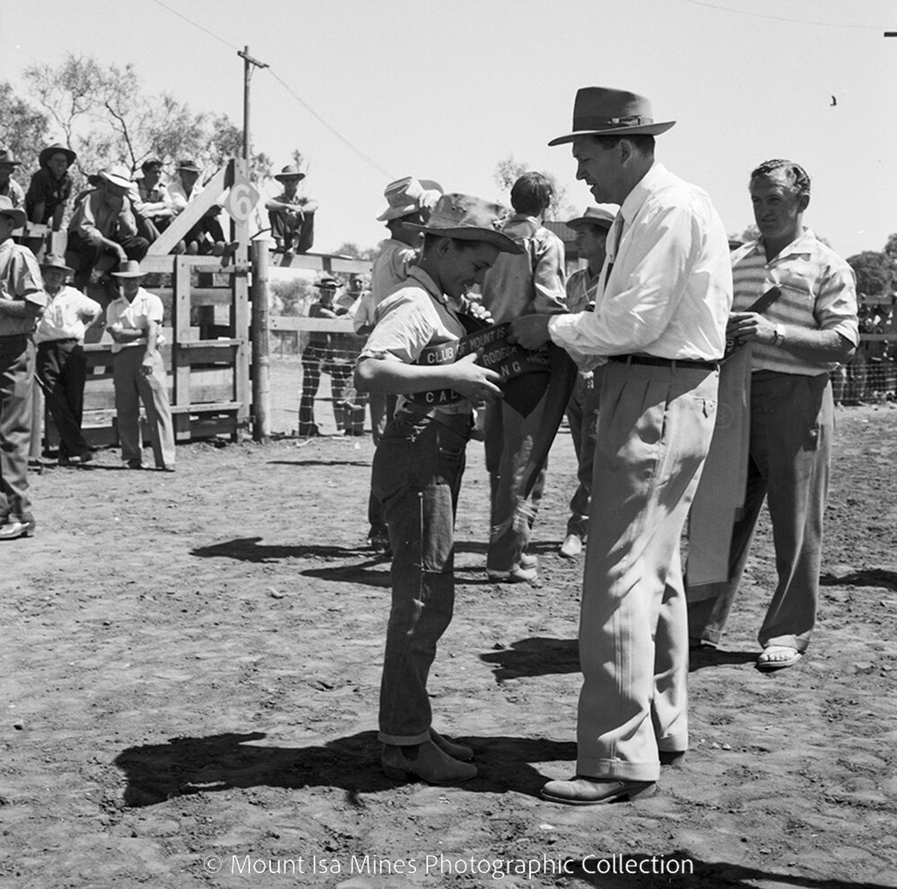 Mount Isa Rotary Rodeo, Spear Creek, September 1959