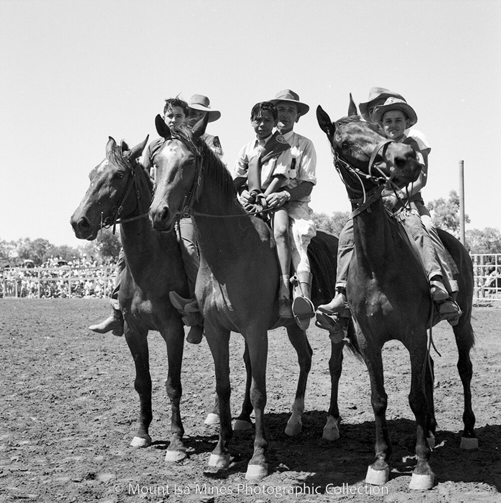 Mount Isa Rotary Rodeo, Spear Creek, September 1959